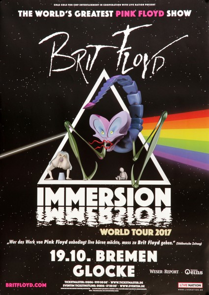 Brit Floyd - Immersion, Bremen 2017 | Konzertplakat | Poster-image