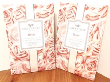 Greenleaf Roses Classic Floral Scented Sachets lot of 2 large singles new