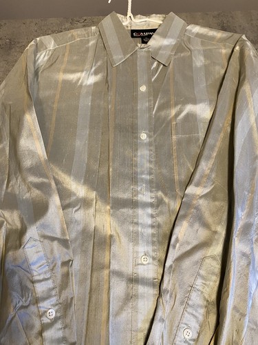 Long Sleeve Green Striped Shirt | eBay