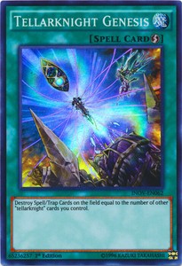 Tellarknight Genesis - INOV-EN062 - Super Rare - 1st Edition x3 - Near Mint