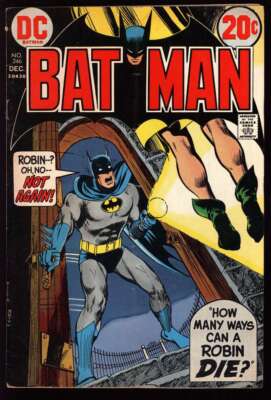 BATMAN #246 4.0 // CONTROVERSIAL ROBIN HANGING COVER DC COMICS 1972