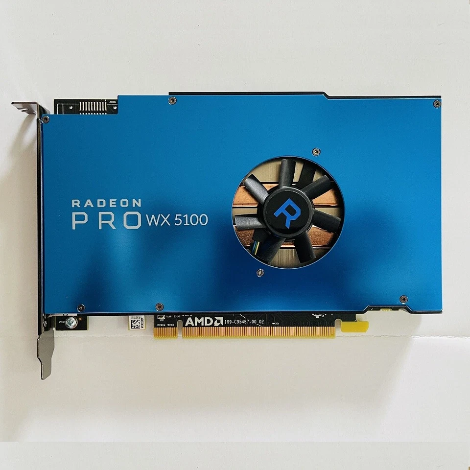 *NEW* AMD ATI Radeon PRO WX 5100 8GB GDDR5 PCI-E Quad Display-Port Video Card - Image 2 of 4