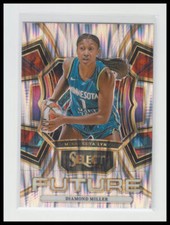 DIAMOND MILLER 2024 Panini Select WNBA Future Insert Silver Flash Prizm #18 Lynx