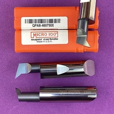 MICRO 100  QPA8-460750X Carbide Quick Change Angled Profiling Tool🎯Machinist