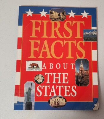 FIRST FACTS About the 50 States USA Fun Info Learning Homeschool Illustrated pb