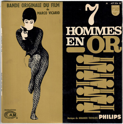 ARMANDO FINDAIOLI 7 Herren in Gold 1966 EP Philips OST BO 45T x 1