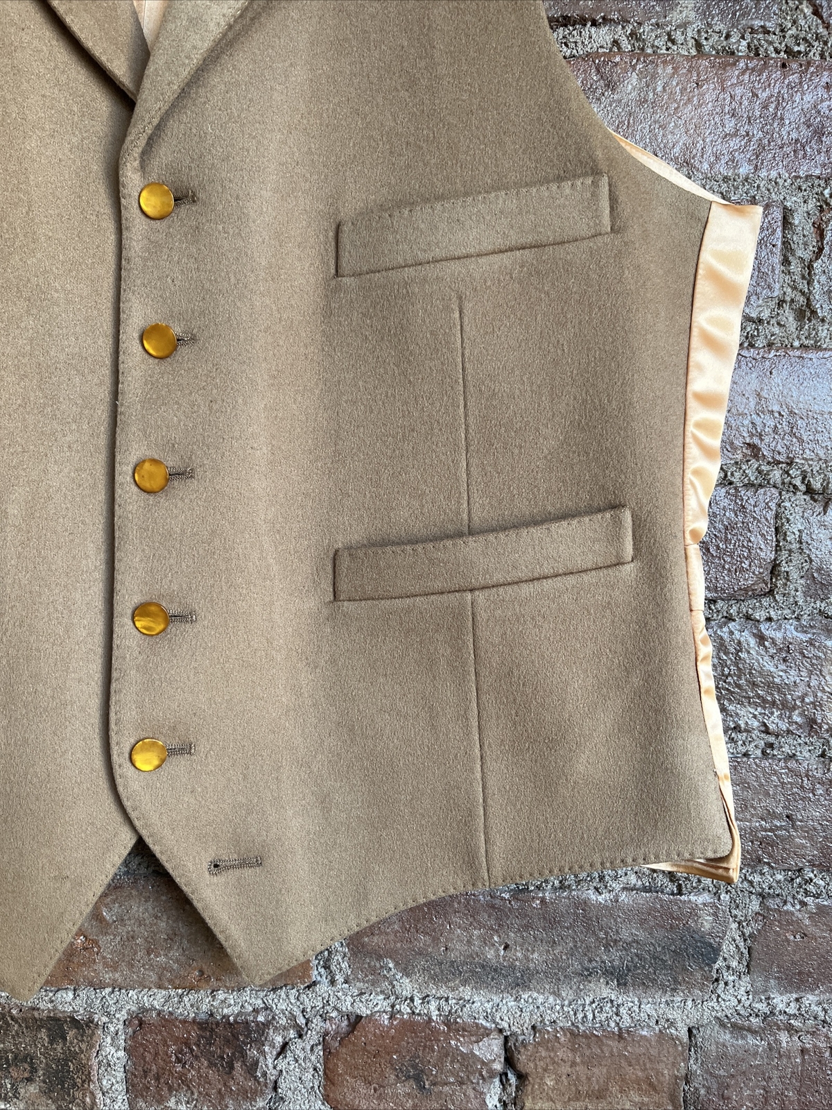 FILA Gilet lana uomo vintage Gieves & Hawkes taglia large UK Saville Row anni '80