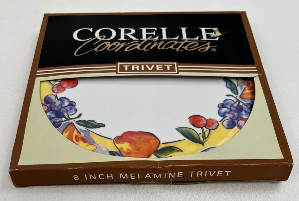 CORELLE FRUIT BASKET 8" MELAMINE TRIVET / HOT PLATE - Image 2 of 3