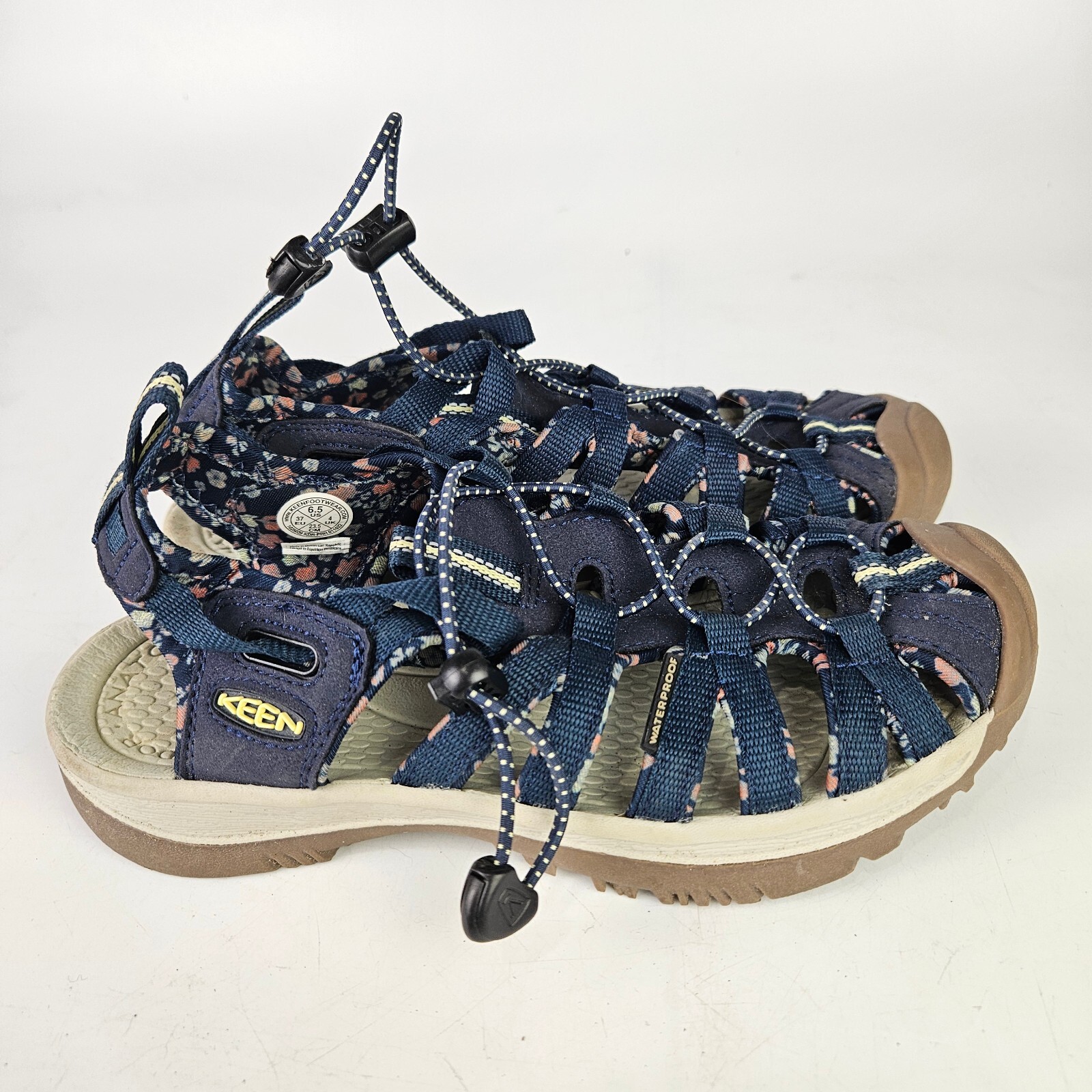 KEEN Whisper sandali sportivi impermeabili donna taglia 6 5 blu scarpa floreale