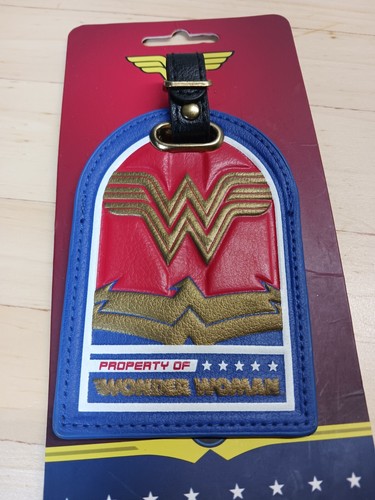 Bioworld DC Comics Wonder Woman Luggage Tag For Suitcases Travel Bag - Picture 2 of 12