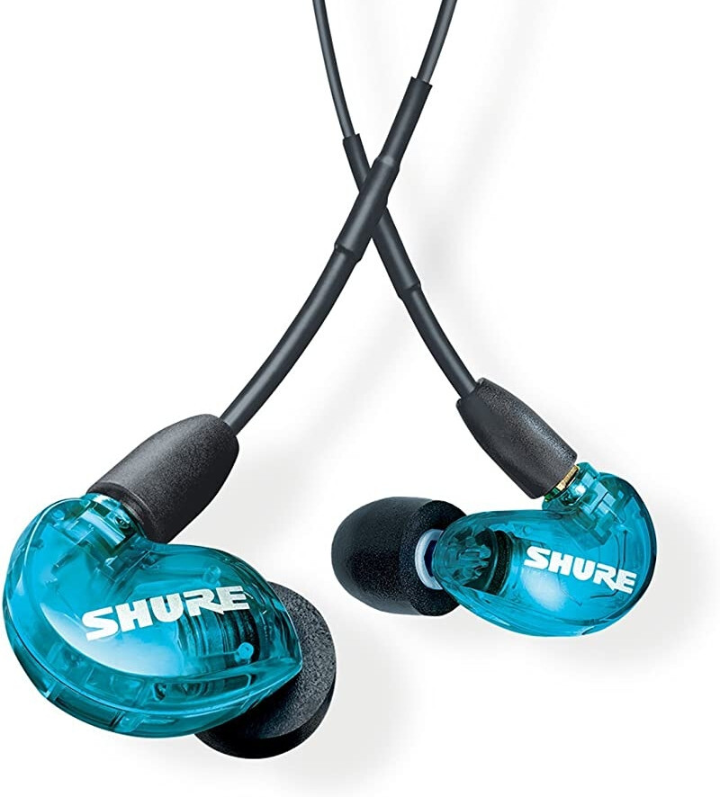 New SHURE SE215 SPE In-Ear Earphones Earbuds Headphones IEM Monitors wired, BLUE New SHURE SE215 SPE In-Ear Earphones Earbuds Headphones IEM Monitors wired, BLUE