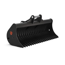 Land Rake / Riddle Rake Bucket for 13/14 Tonne  Digger Excavator - 1800mm / 6ft