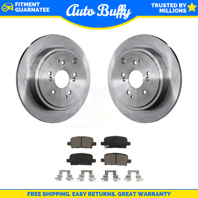 Rear Drilled Rotors + Ceramic Brake Pads 313.1mm For Acura MDX - Foto 5