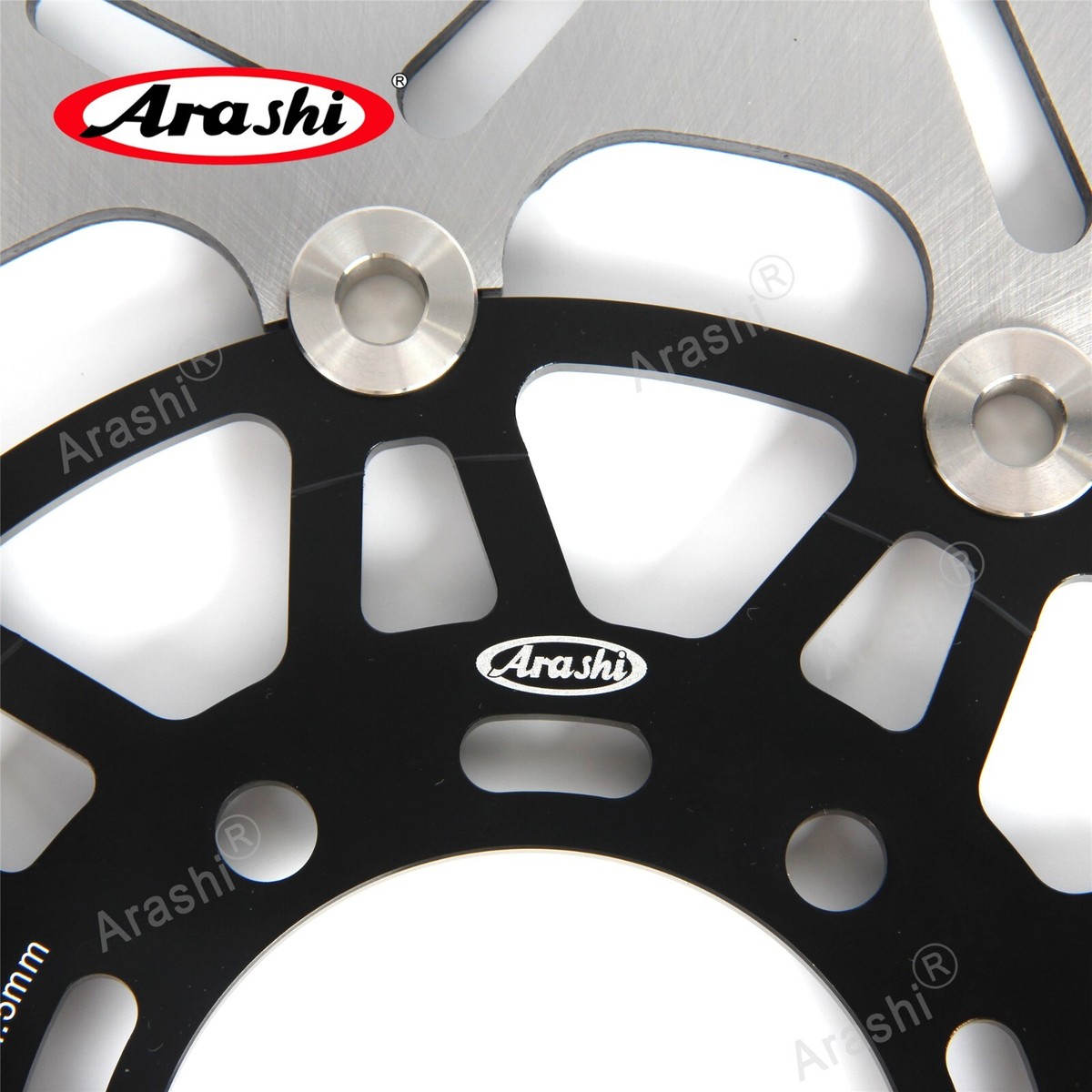 リョウ For Kawasaki Ninja ZX6R 636 2003 2004 Black Oversize Front