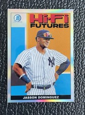 🔥JASSON DOMINGUEZ 2022 BOWMAN VIRTUOSIC VIBRATIONS ROOKIE REFRACTOR!🔥YANKEES!