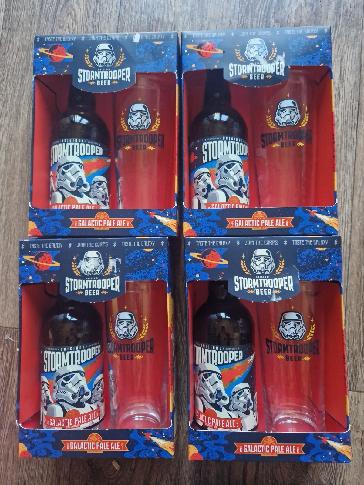 STORMTROOPER Star Wars Collectable Pale Ale And Beer Glass set X4 eBay