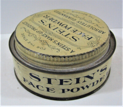Vintage Stein's Face Powder Make Up Tin For The Boudoir M. Stein Cosmetic Co NY