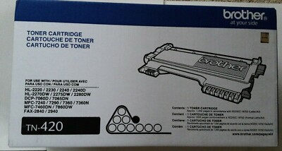 Ink Toner Brother TN-420 TN420 Black Toner Cartridge HL-2220 New | eBay