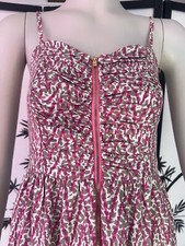 New Guess Seraphina Print Zipper Front Mini Dress NWT