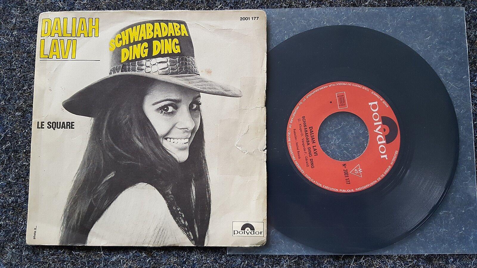7"" Single Vinyl Daliah Lavi - Schwabadaba ding ding SUNG IN FRENCH