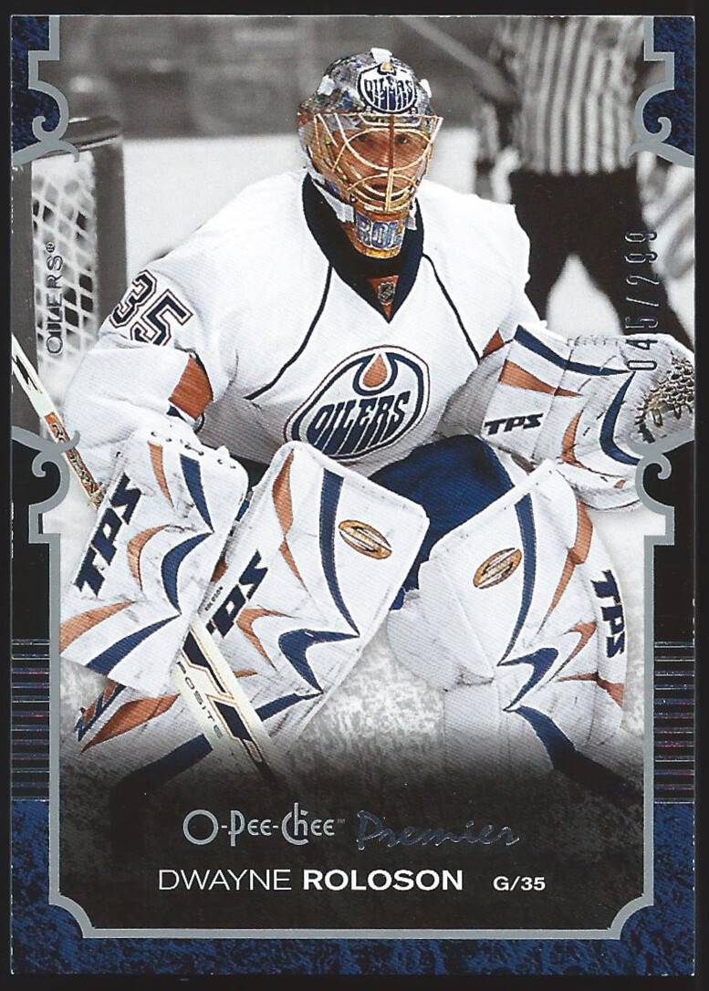 2007/08 OPC O-Pee-Chee Premier DWAYNE ROLOSON SP Base Set Card #045/299