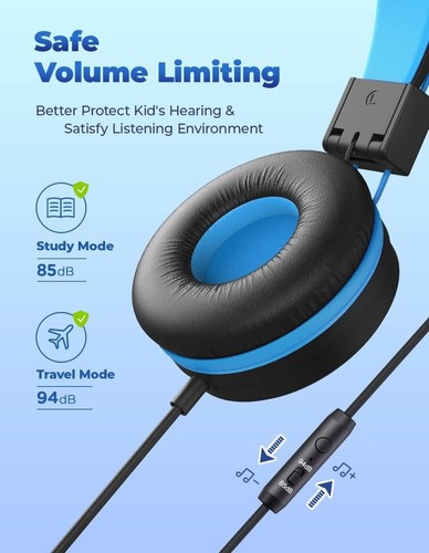 iClever Kids Headphones - Picture 3 of 4
