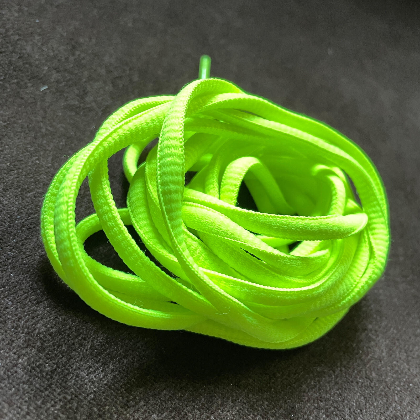 NEW Fluorescent Volt Yellow Oval replacement shoelaces shoe lace 54