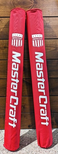 MasterCraft Red Trailer Guide Pole Covers (Includes Foam)