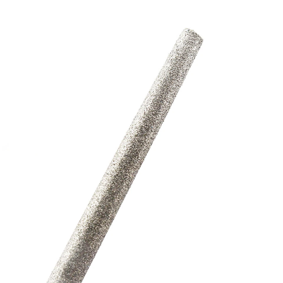 200mm Handle Diamond Round Needle File For Jewelers Glass Metal Wood Grinding - Image 3 of 4