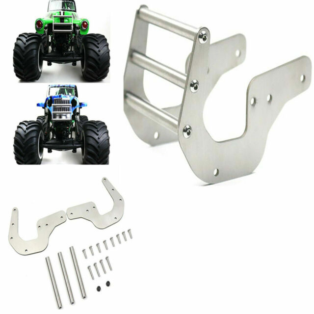 DIY Stainless Front Bumper Armor For 1/8 LOSI LMT 4WD Solid Axle Monster Truck
