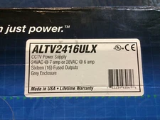 Altronix ALTV2416ULX Closed circuit TV Camera AC Power Supply