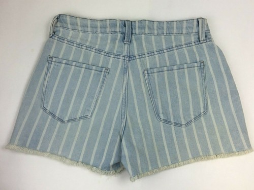 Arizona Women's Shorts Size 7 Hi-Rise Denim Short Stripe New - Picture 6 of 6