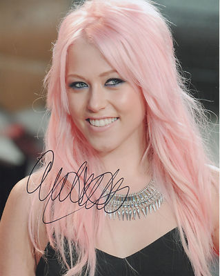 AMELIA LILY Signed 10x8 Photo X FACTOR COA