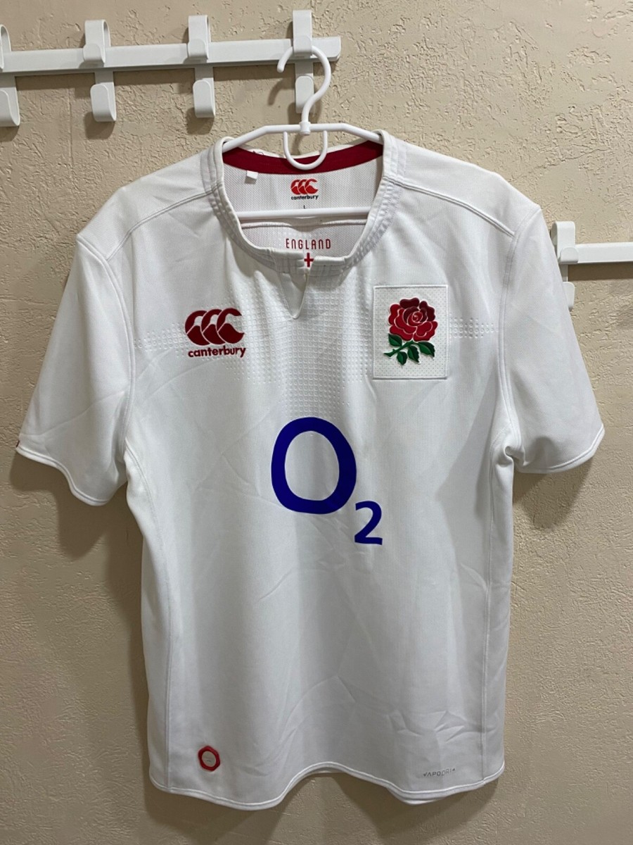 Maillot Rugby Angleterre (England) Canterbury Domicile 2016-17 - Taille XL Femme - Manches Courtes