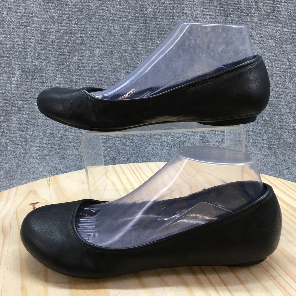 Dr. Scholls Shoes Womens 8.5 M Friendly Ballet Flats Black Faux Leather Casual - Image 2 of 4