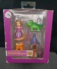 Disney Parks Tangled The Series Ornament Set of 4 Rapunzel Pascal Tower Lantern