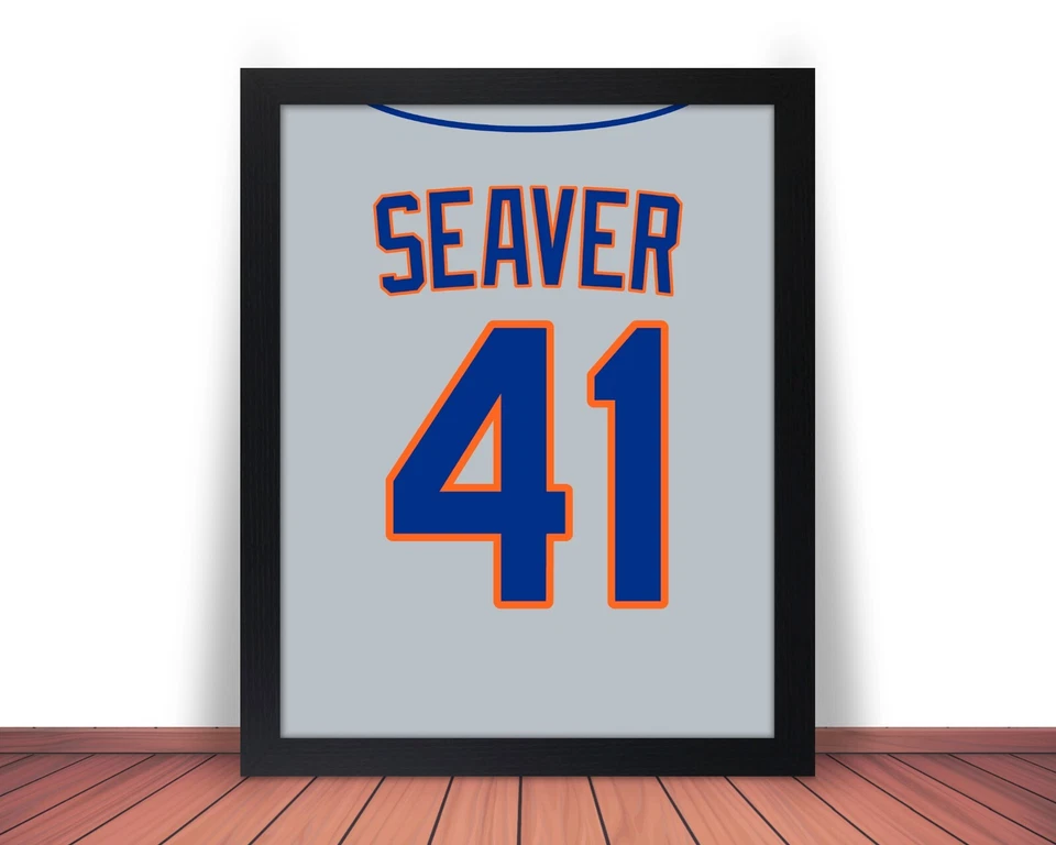 Framed TOM SEAVER Photo Picture 1969 NEW YORK METS P / 8x10 or 11x14 (jz w) - Image 2 of 4