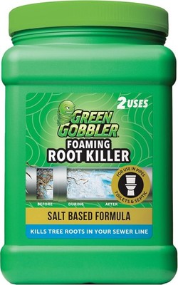 Green Gobbler, FOAMING Root Killer | Kills Tree Roots in Pipes & Sewer Lines