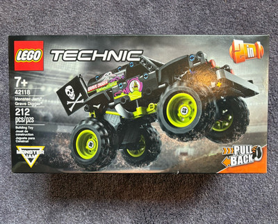 LEGO Technic Monster Jam Grave Digger Pull-Back 2-in-1 Set 42118 212pcs