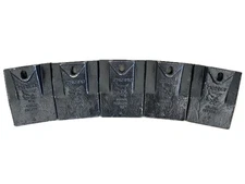 5 Genuine Bobcat 7102097 Flare Bucket Tooth Bobcat Skid Steer