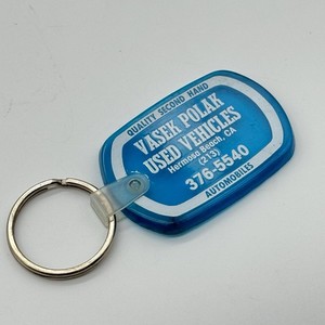VASEK POLAK Porsche Keychain DEALERSHIP Key Chain Fob KEYRING Dealer 911 356