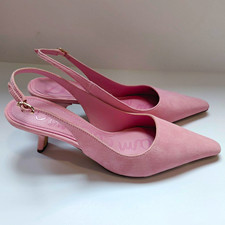 Sam Edelman Women s Bianka Slingback Heel in Primrose Pink 7.5