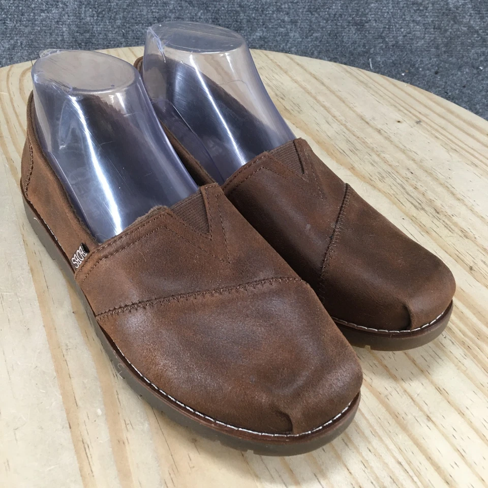 Туфли женские Skechers BOBS 8,5 Chill Lugs Urban Spell мокасины плоские 113352 коричневые - Изображение 3 из 4