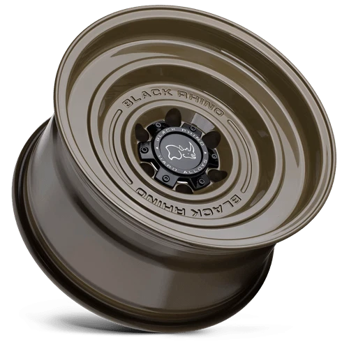 Rinoceronte negro 17X9,5 sólido 6x5,5 -12 mm verde cocodrilo brillante Foto 2 de 4