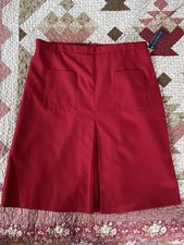 Pendleton Skirt Red Size 16 Wool