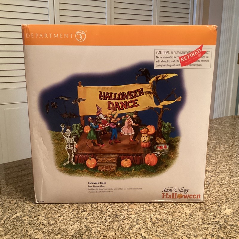dept 56 halloween; Halloween Dance