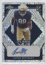 2021 Leaf Flash Navy Blue 63/75 Javon McKinley #BA-JMK Auto 0u66