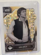 2024 Topps Star Wars High Tek #BW-HS Han Solo Black and White Variation #46/50