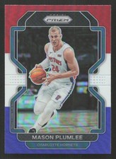2021-22 Panini Prizm Mason Plumlee Red White and Blue #221 Card