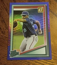 2025 Donruss Baseball Jarlin Susana Blue Foil Rated Prospect 064/149 - Nationals